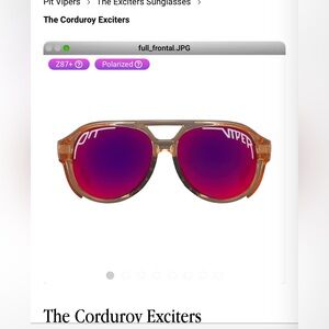 Pit Viper ‘corduroy exciters’